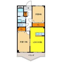 ベルボナールの物件間取画像